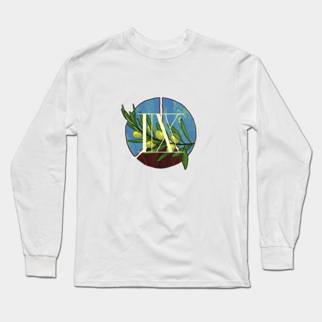 Enneagram Type 9 - The Peacemaker Long Sleeve T-Shirt by 48Tuesdays